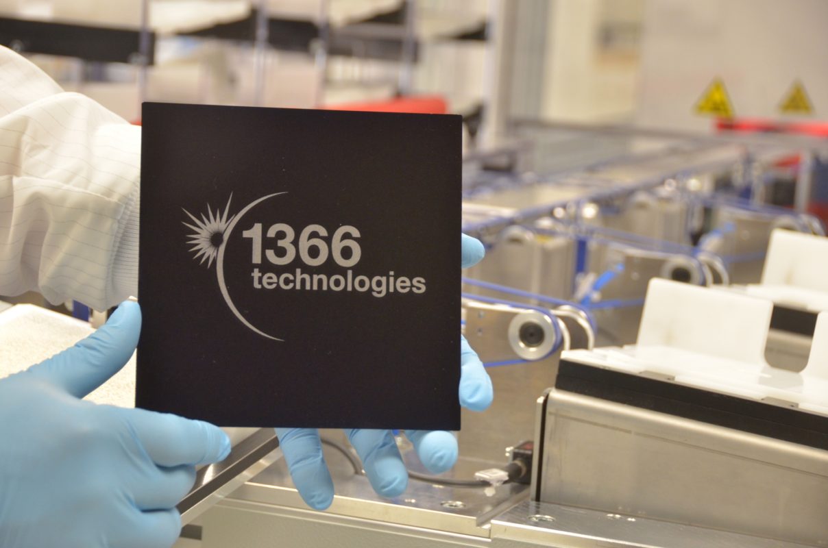 The records have been confirmed by Fraunhofer ISE CalLab. According to the companies they are currently increasing cell efficiencies at a rate of 0.8% per year. Image credit: 1366 Technologies.
