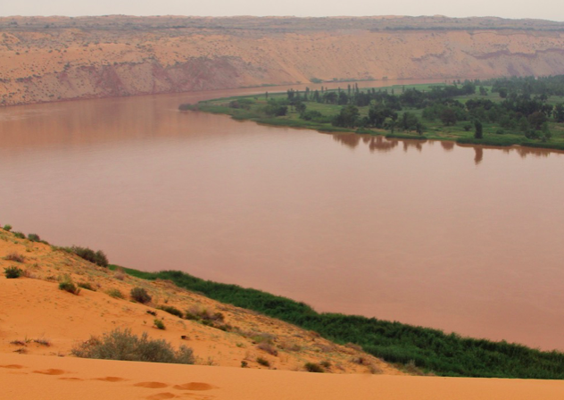 View of the Yellow River, Ningxia