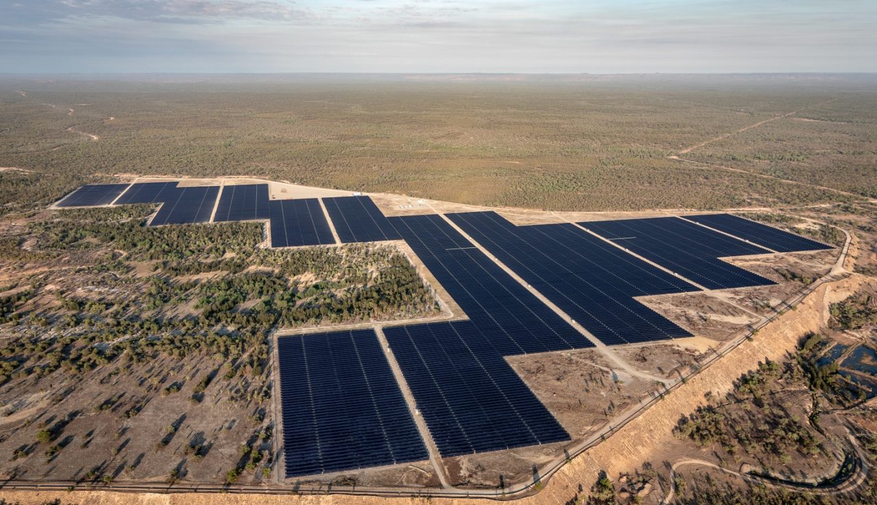 The 50MW Kidston Solar project in Queensland, Australia. Image: Genex Power