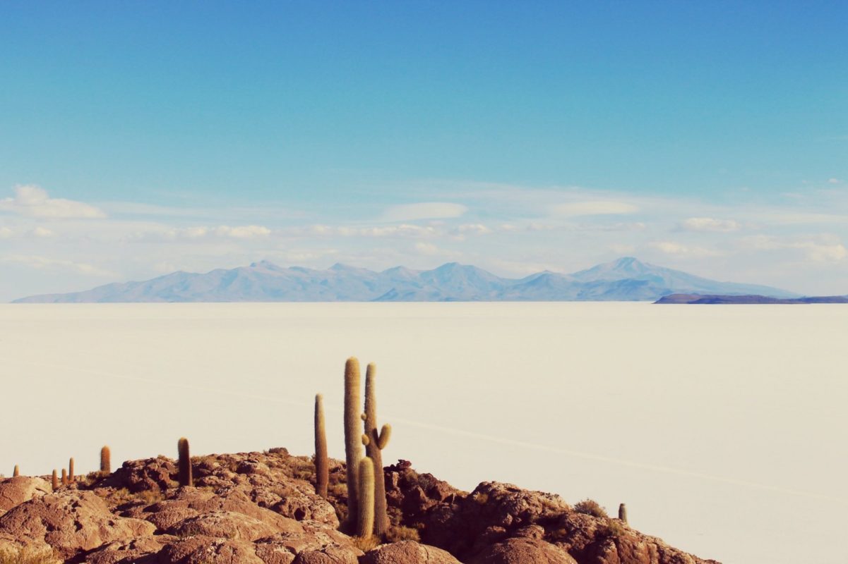 Bolivia's lithium reserves are centred around the salt flats scattered between the southwest cities of Uyuni, Potosí and Oruro. Image credit: Ivan ERS / Flickr