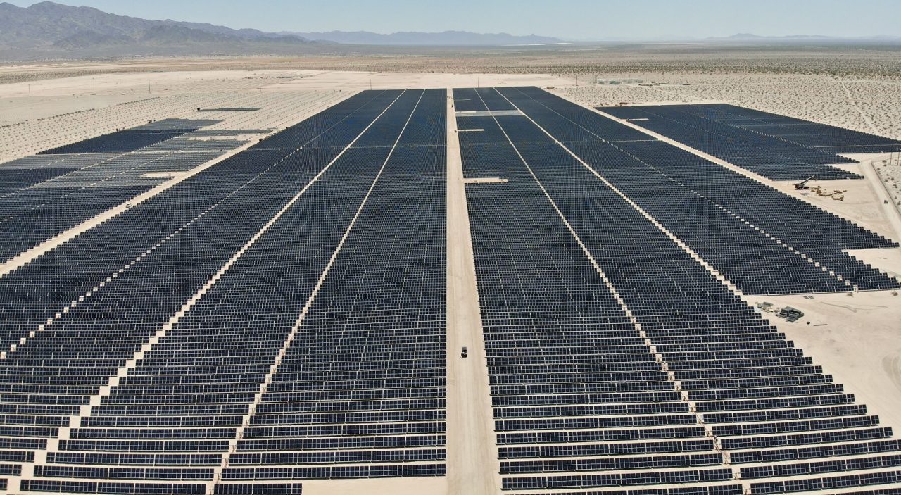 EDF’s Desert Harvest Solar project in California. Image: EDF Renewables North America.