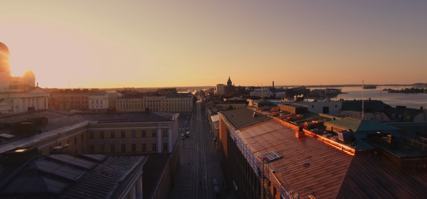 Midnight sun in Helsinki: Image: VisitFinland