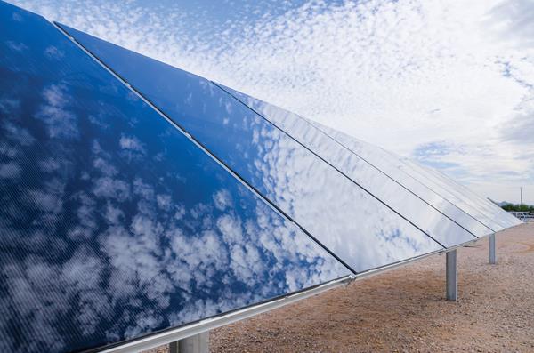 The 150MW installation will utilise First Solar’s proprietary Series 6 module technology,  which has a carbon footprint that is up to six times lower than conventionally-manufactured crystalline silicon PV panels. Image: First Solar