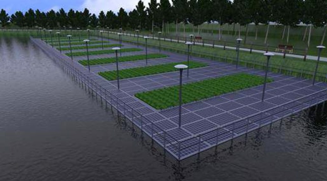 The lightweight modules are designed for a range of applications including floating solar. Image: Green Energy Technology.