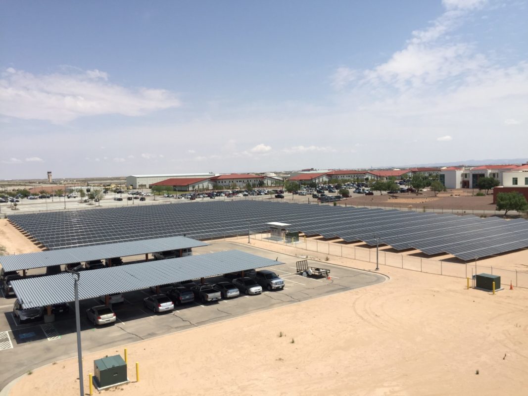 Now operational, the PV project will cut electricity costs, provide long-term electric pricing stability and lower carbon emissions of more than 3,400 metric tons annually. Image: Ameresco