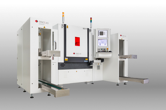 InnoLas Solutions has supplied its ILS-TT rotary table laser production tool to ‘Silicon Module Super League’ (SMSL) member, Hanwha Q CELLS R&D facility in Germany to support next-generation PERC (Passivated Emitter Rear Contact) development. Image: InnoLas