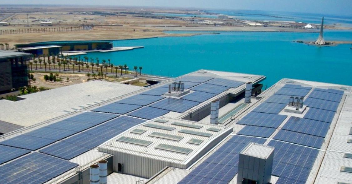 Conergy's 2MW rooftop project in Saudi Arabia on the King Abdullah University of Science and Technology. It equates to carbon offsets of approximately 6,000 circumnavigations of the world by car. Source: Conergy