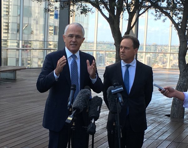 Malcolm Turnbull announces the refocus on clean energy innovation. Twitter: Malcolm Turnbull