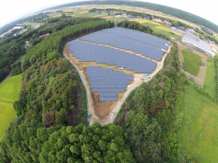 A completed IBC Solar project in Japan. Image: IBC Solar.
