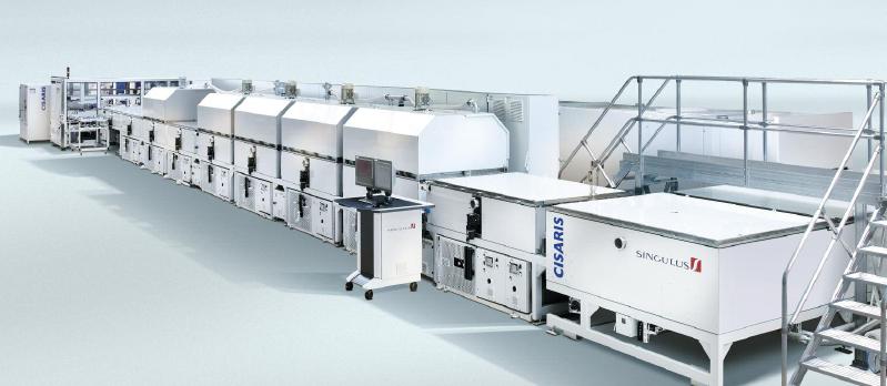Chinese orders for CIGS thin-film equipment accounted for around €110.0 million of current order backlog. Image Singulus