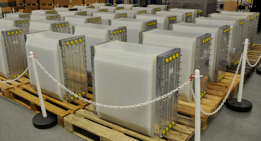redT batteries being readied for shipping. Image: redT.