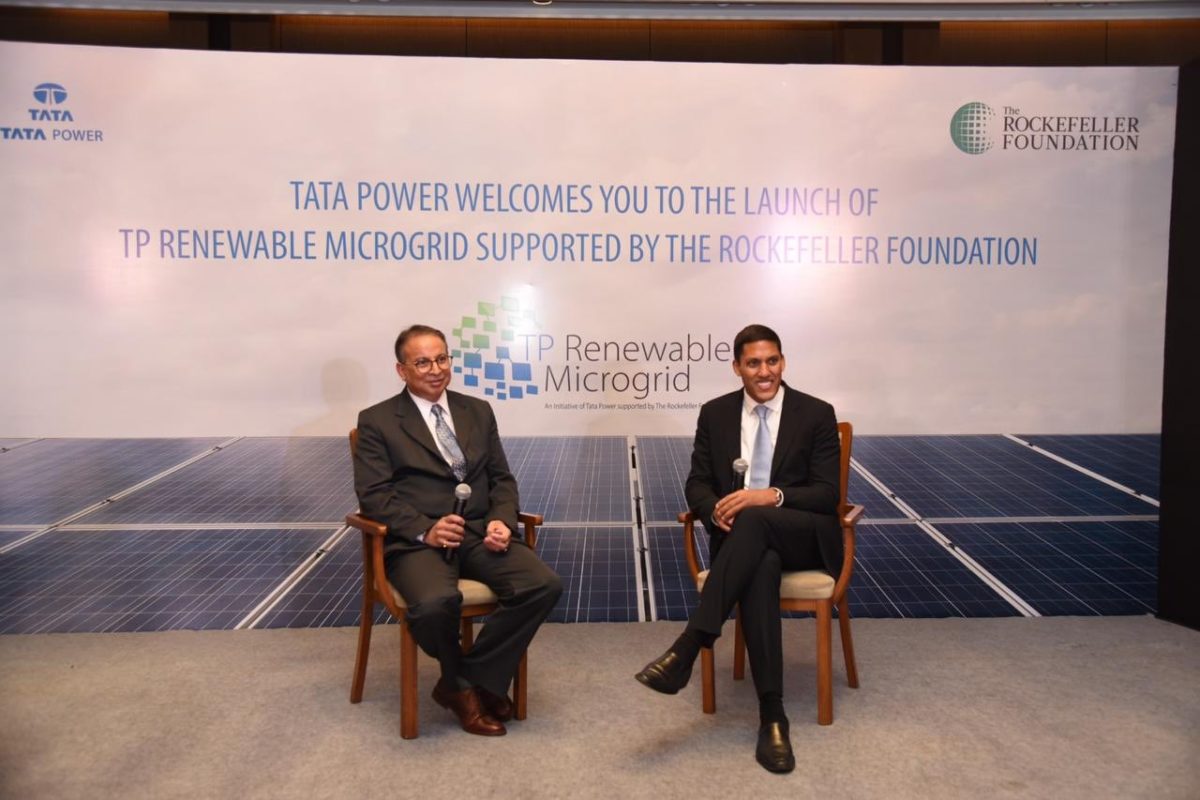 The companies launch the new venture with government officials at Oberoi Hotel in New Delhi. Credit: Tata Power Twitter
