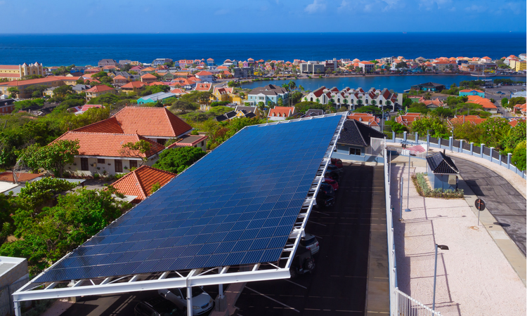 Solar Panel Array at U.S. Consulate General Curacao. Image: US Gov