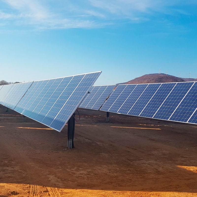 The UFV Verde Vale III solar project in Brazil, amongst the country's most efficient. Image: Quebec Engenharia.