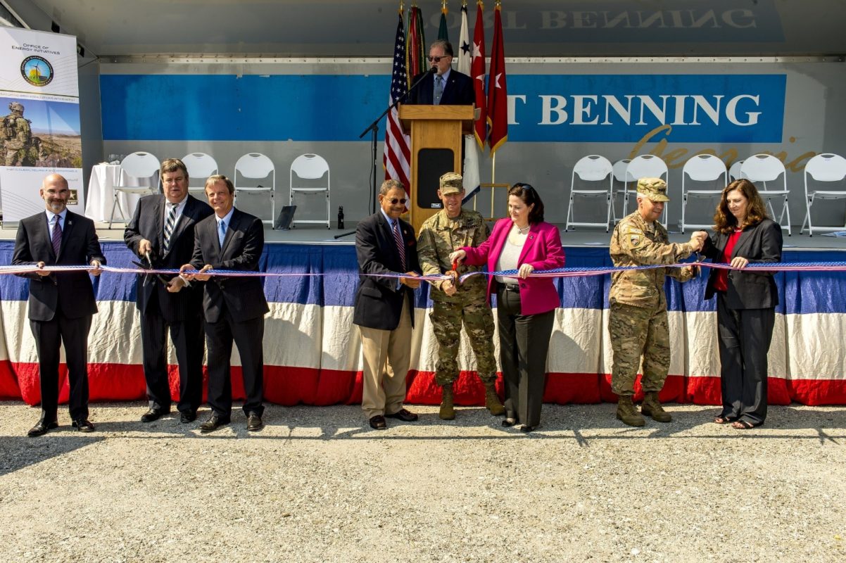 The US$75 million 30MW plant at Fort Benning was opened by representatives from Georgia Power, the Georgia Public Service Commission and Department of the Army officials yesterday. Source: PR Newswire