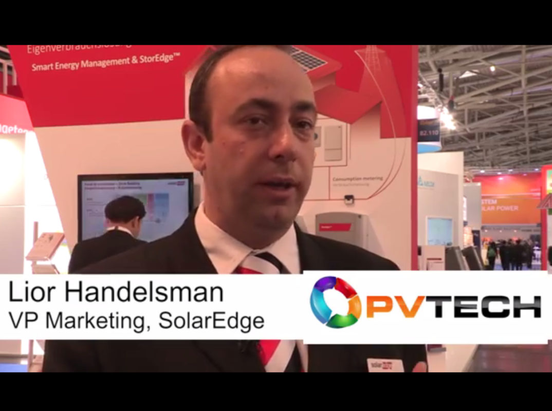 SolarEdge's Lior Handelsman. Image: PV Tech.