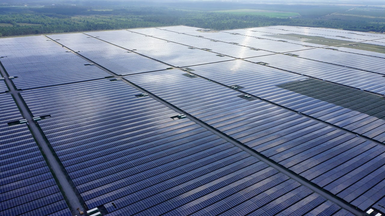 French firm Neoen recently connected the largets solar park in Europe to the grid. Credit: Neoen