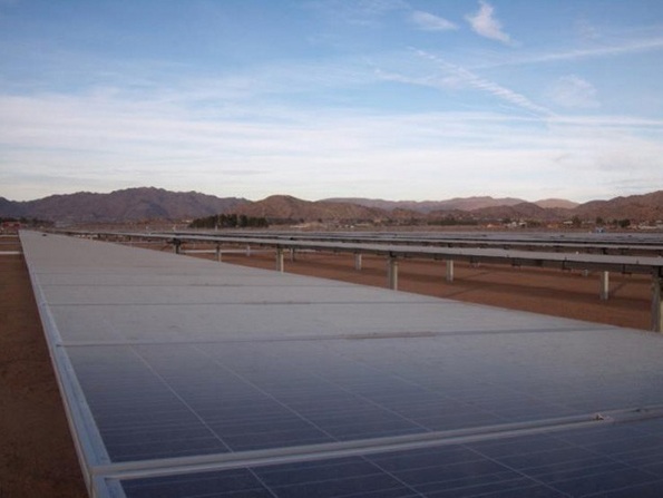 The 10MW project was completed in early December. Image: sPower