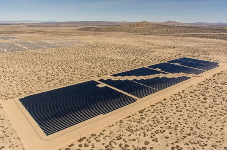 Image: sPower's existing Lancaster solar farm in California. Image: sPower.