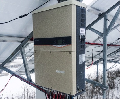 Sungrow also announced the successful connection to the grid of a 4MW project in extremely harsh conditions. The project uses Sungrow’s SG60KTL string inverter and is located in the Ukraine. Image: Sungrow